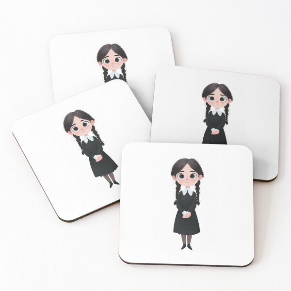 Aperçu de l'œuvre Mercredi Addams créée et vendue par Nefi-stickers.