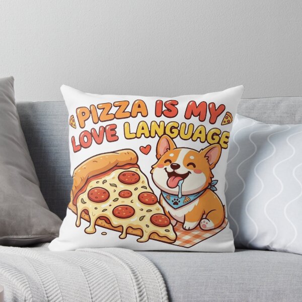 Item preview, Funny Corgi Pizza Is My Love Language Shirt, Cute Corgi Pizza Tee, Corgi Food Lover Gift designed and sold by Wearable Canvas...
