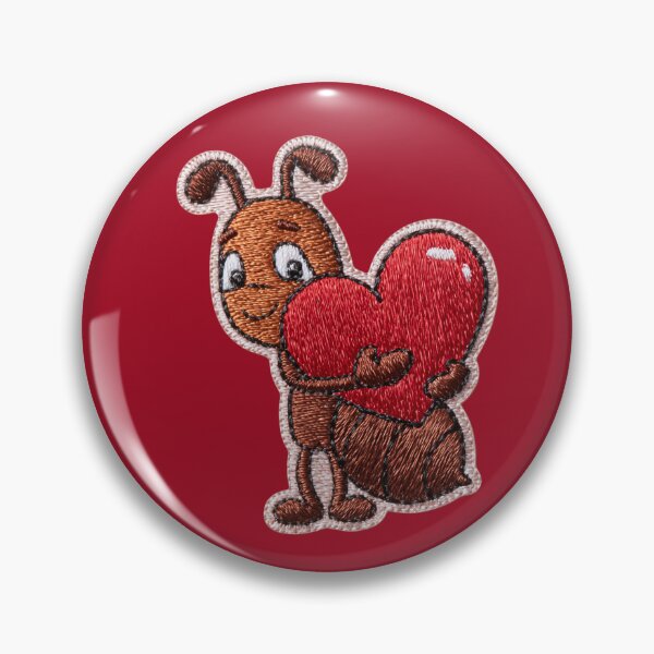 Item preview, Cute Heart Hug Bug designed and sold by MegaNovaArt.