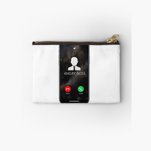 Item preview, Angry Boss Incoming Call Funny Workplace Humor Minimal Phone case,T-shirt designed and sold by StylePrynt.