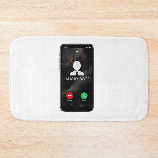 Item preview, Angry Boss Incoming Call Funny Workplace Humor Minimal Phone case,T-shirt designed and sold by StylePrynt.