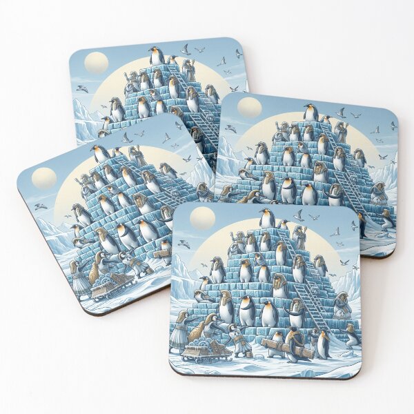 Item preview, Penguin Pyramid Builders – Ice Architecture designed and sold by Dogandesighn.