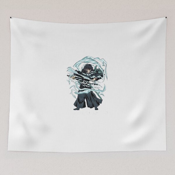 Item preview, Mist Hashira surrounded by swirling vapor waves designed and sold by JohnnyFive8.