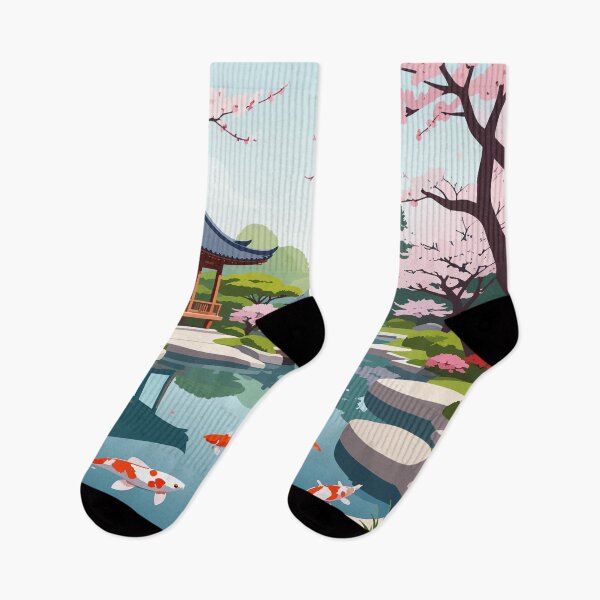 Item preview, Japanese Garden Cherry Blossom Design designed and sold by BetweenForms.