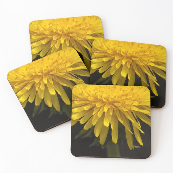 Item preview,  Golden crown of a dandelion macro portrait designed and sold by TanalyFlowers.