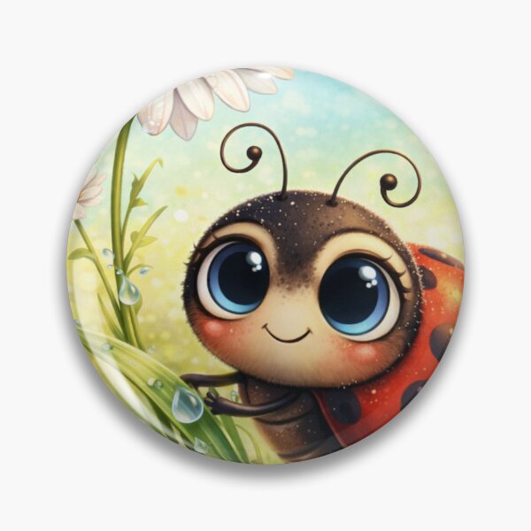 Item preview, Ladybug with flower in a flower meadow designed and sold by MyPersonalShirt.
