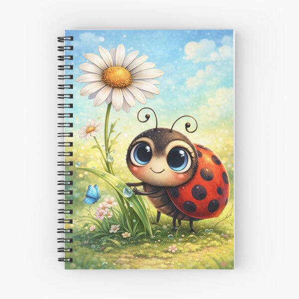 Item preview, Ladybug with flower in a flower meadow designed and sold by MyPersonalShirt.