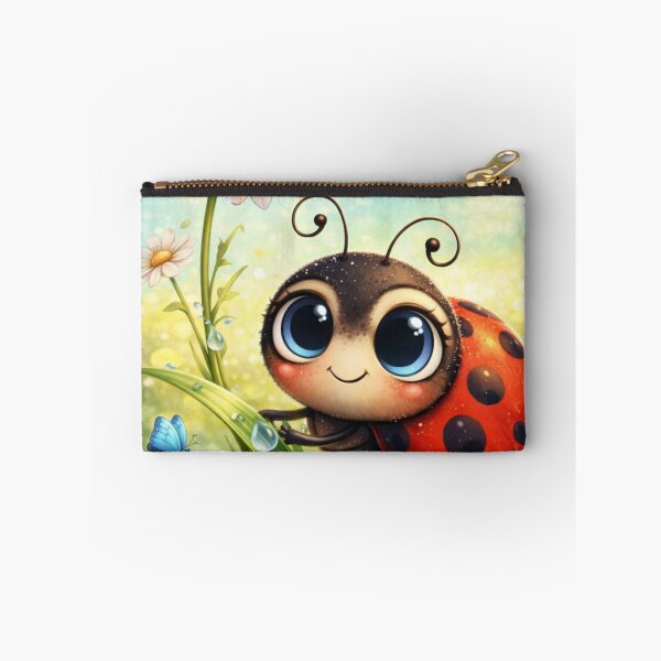 Item preview, Ladybug with flower in a flower meadow designed and sold by MyPersonalShirt.