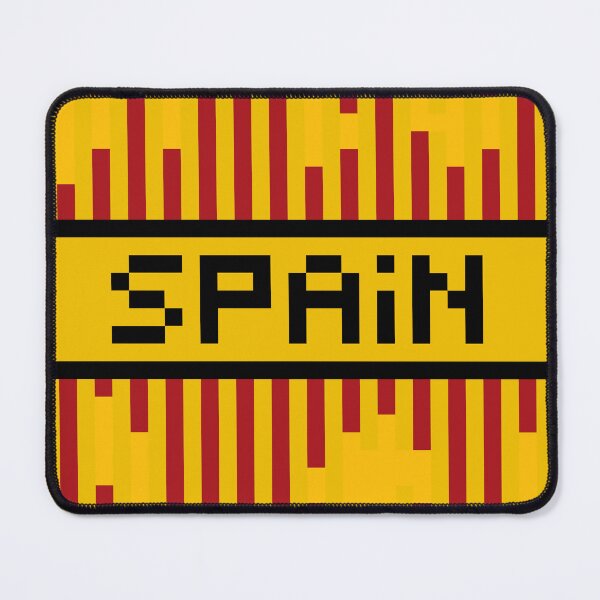 Item preview, SPAIN — Spain Soccer & Flag Pride Gift | Retro Pixel Art Word designed and sold by Mouremandier.