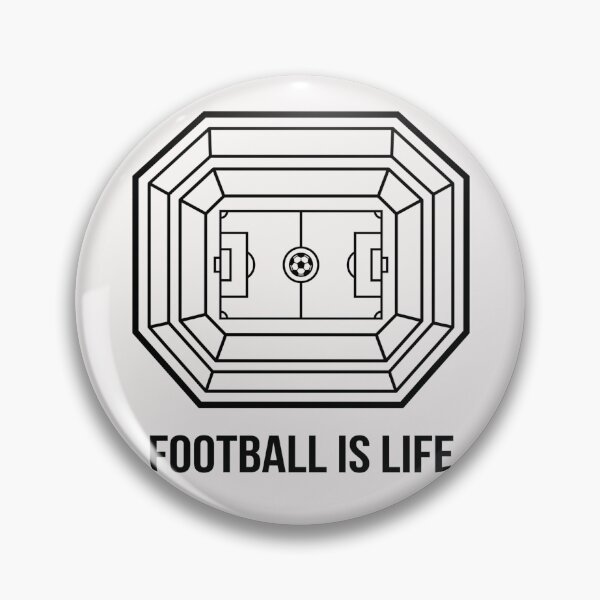 Item preview, Minimalist football stadium – Football Is Life designed and sold by David Mateo ArtWorks.