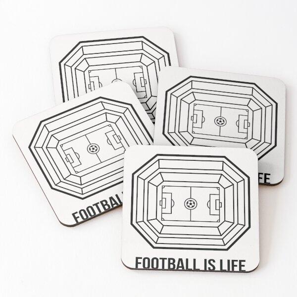 Item preview, Minimalist football stadium – Football Is Life designed and sold by David Mateo ArtWorks.