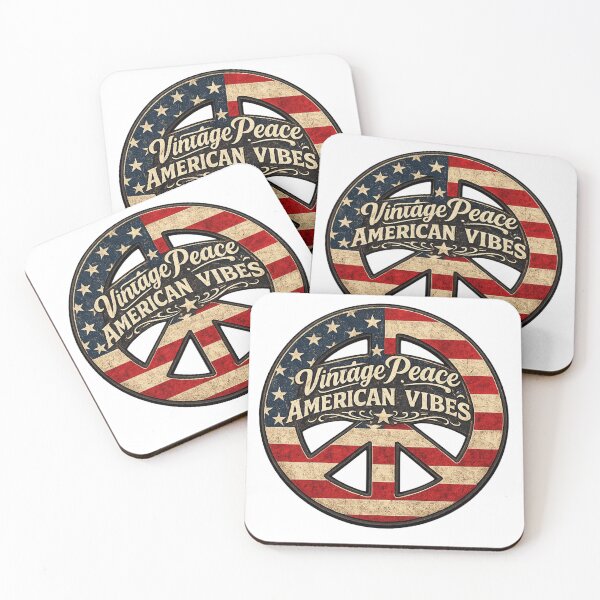 Item preview, Vintage Peace American Vibes Design designed and sold by HippyRikky.