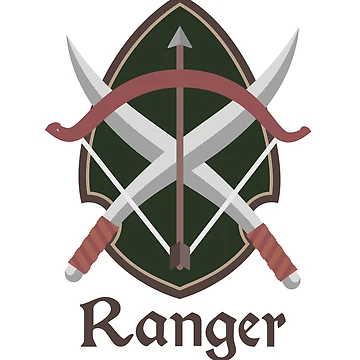Artwork thumbnail, D&D - Ranger Class Sticker by Gartisan