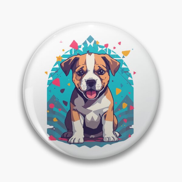 Item preview, Playful Beagle Pup in Neon Confetti designed and sold by aminomen.