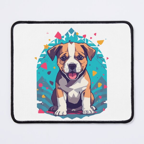 Item preview, Playful Beagle Pup in Neon Confetti designed and sold by aminomen.