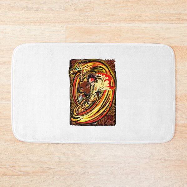 Item preview, Fire god dancer striking with a circular dragon flame designed and sold by JohnnyFive8.