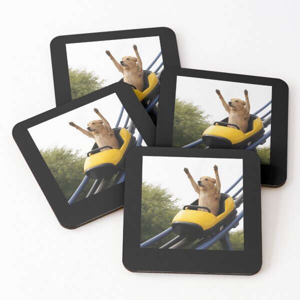 Item preview, Labrador Riding Roller Coaster Meme designed and sold by charoen-design.