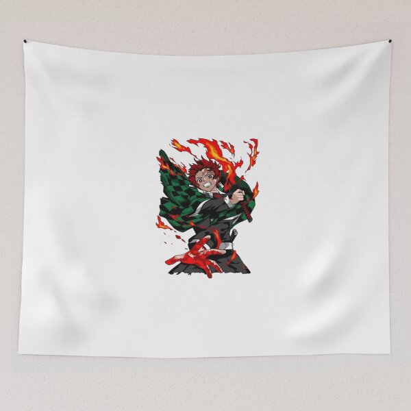 Item preview, Sun breathing user surrounded by intense red flames designed and sold by JohnnyFive8.