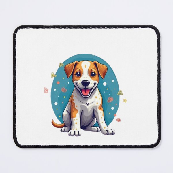 Item preview, Playful Beagle Pup in Neon Confetti designed and sold by aminomen.