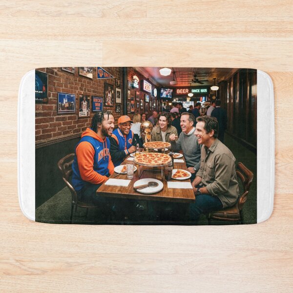 Item preview, MVP Jalen Brunson Having Pizza With His Super Fans designed and sold by Home Decor Art.