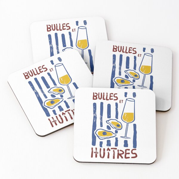 Item preview, Bulles et Huîtres French Bistro Retro Illustration designed and sold by HBDStudio.