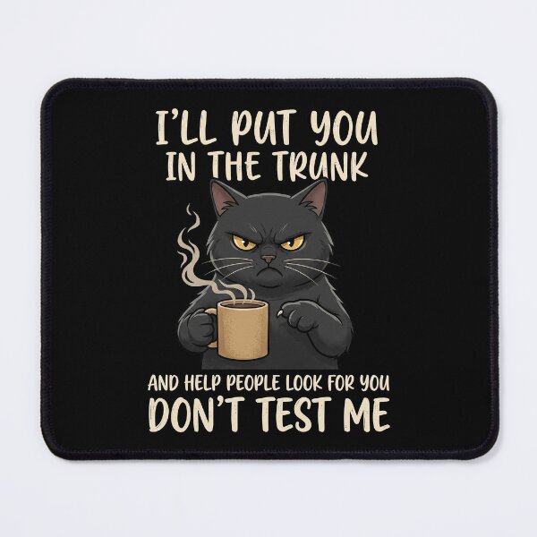 Item preview, Funny Black Cat Coffee Dark Humor Sarcastic Warning Quote designed and sold by rediscoveredapp.