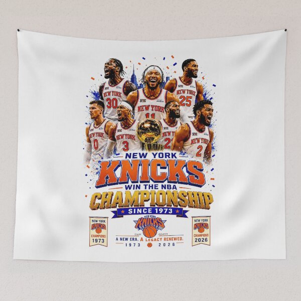 Item preview, NY KNICKS Wins NBA Championship 2026 - First Title Since 1973 designed and sold by DBM Photo Art 1.