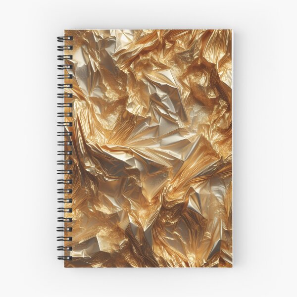 Item preview, Crumpled Gold Foil Metallic Texture designed and sold by Sabyta.