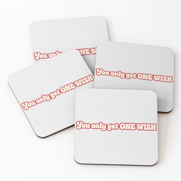 Item preview, You Only Get One Wish Slogan designed and sold by Numair  Baig.