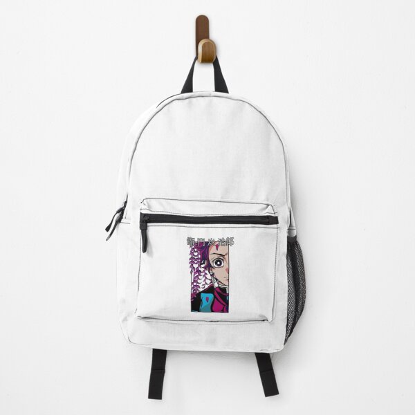 Item preview, Half face of the main sun breathing protagonist behind purple wisteria designed and sold by JohnnyFive8.
