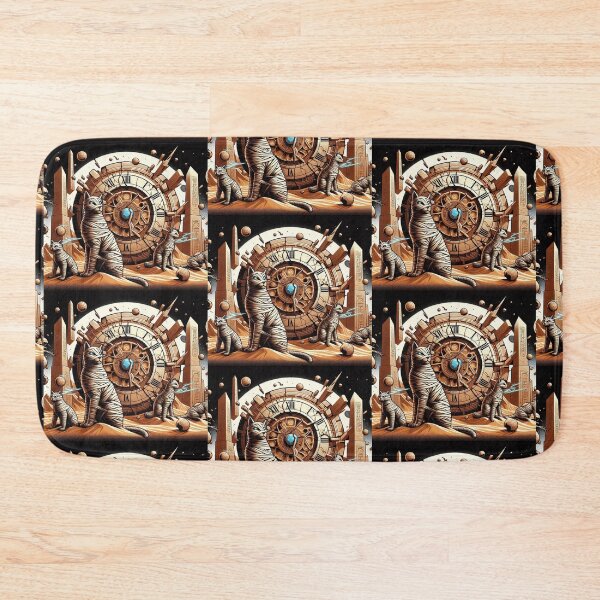 Item preview, Mystic Cats of Time – Cosmic Desert Vision designed and sold by Dogandesighn.