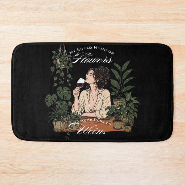 Item preview, My Soul Runs on Flowers, My Mood Runs on Wine ?? designed and sold by PaTkA art.