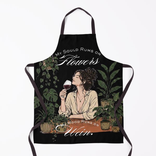 Item preview, My Soul Runs on Flowers, My Mood Runs on Wine ?? designed and sold by PaTkA art.