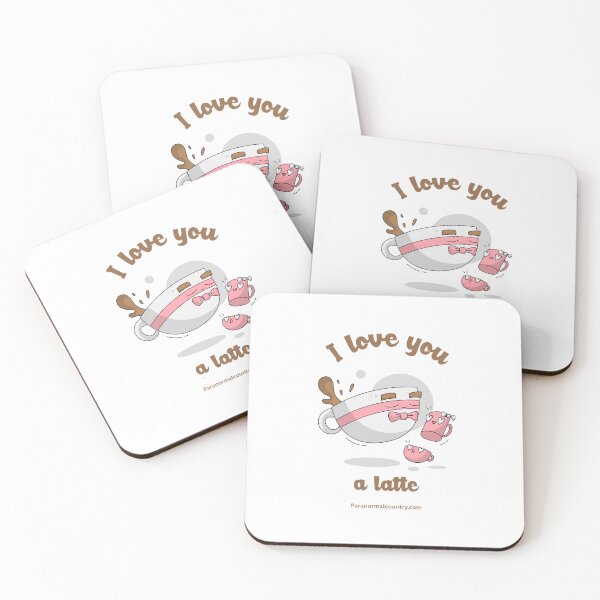 Item preview, I Love You a Latte designed and sold by ParanormalCount.