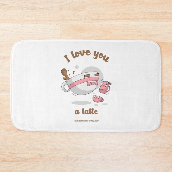 Item preview, I Love You a Latte designed and sold by ParanormalCount.