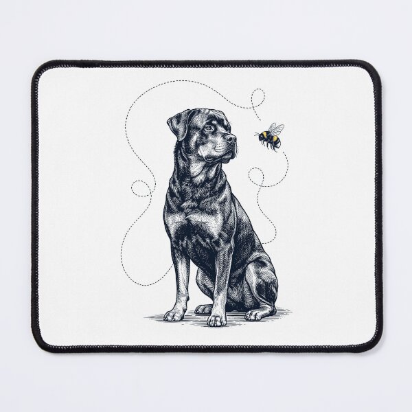 Item preview, Rottweiler Bumble Bee Honeybee Dog Lover designed and sold by Kimberley King Art King Art.