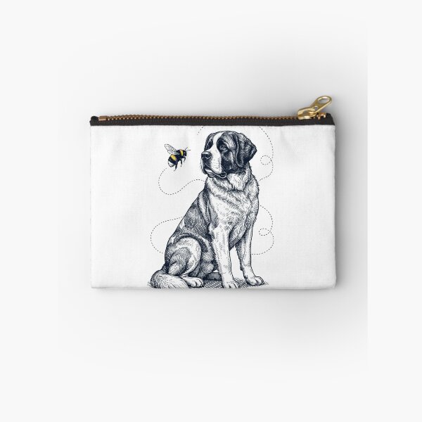 Item preview, Saint Bernard Bumble Bee Honeybee Dog Lover designed and sold by Kimberley King Art  King Art.