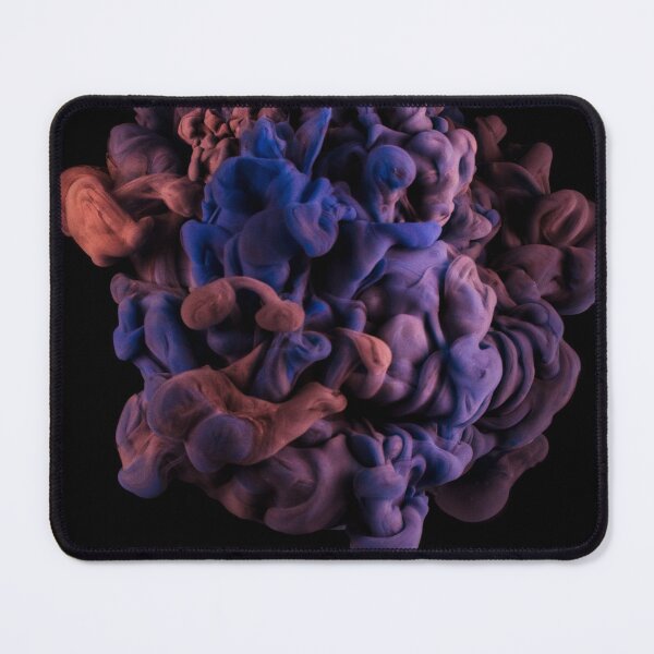 Item preview, Moody Indigo and Plum Fluid Art designed and sold by LIGHTCIRCLE.