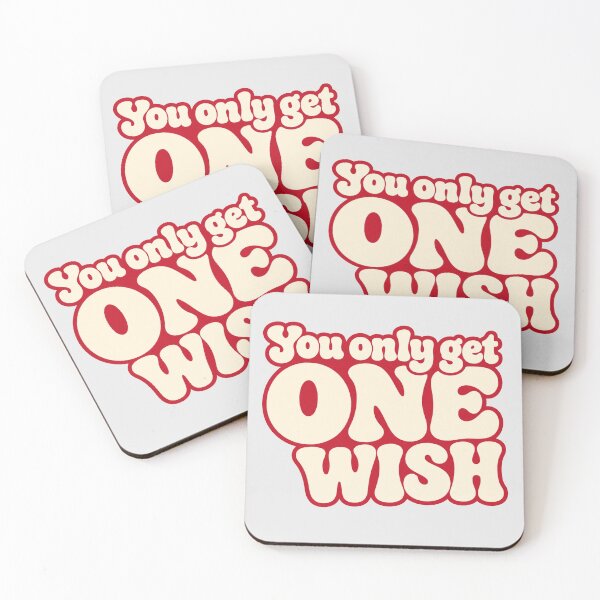Item preview, You Only Get One Wish Retro designed and sold by Numair  Baig.