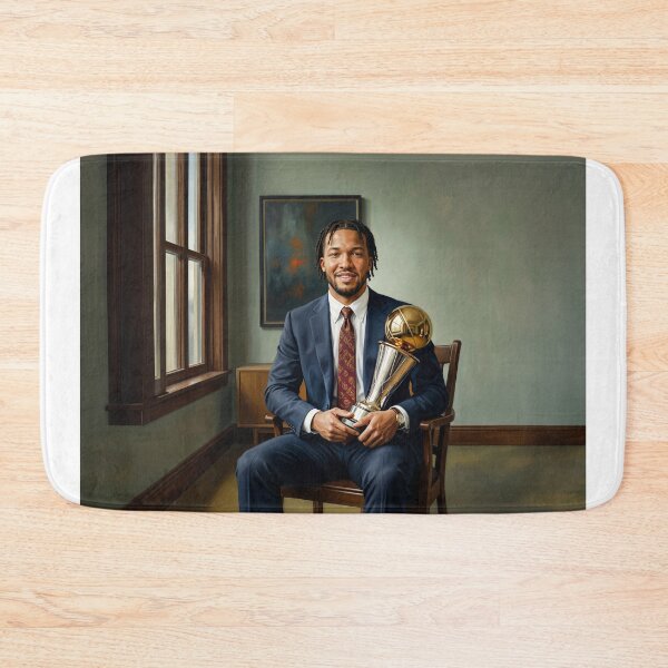 Item preview, Jalen Brunson NBA Finals MVP Portrait designed and sold by Home Decor Art.