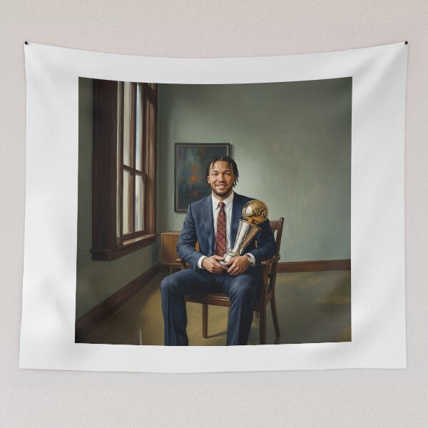 Item preview, Jalen Brunson NBA Finals MVP Portrait designed and sold by Home Decor Art.