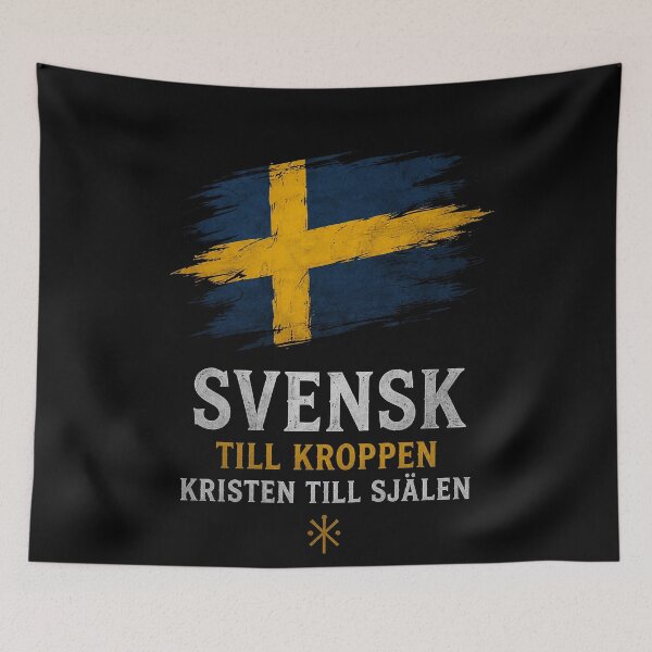Item preview, Svensk till kroppen, kristen till själen designed and sold by PartietRiket.