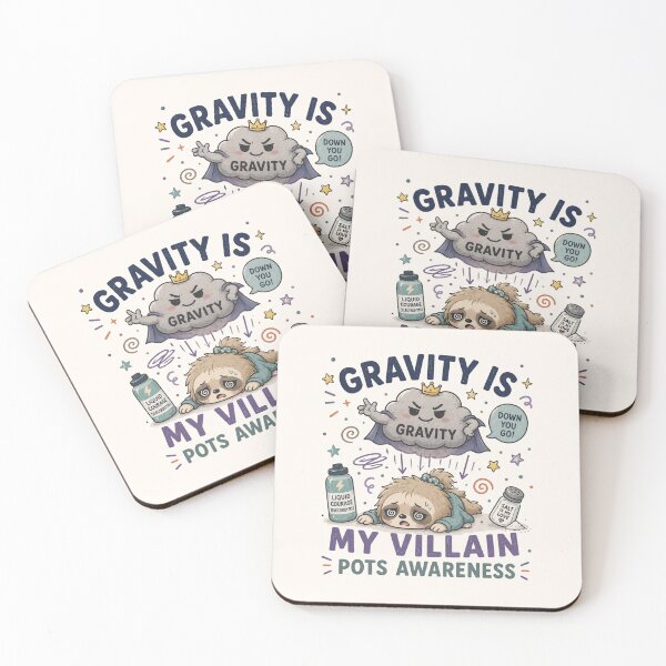 Item preview, Funny POTS Dysautonomia Gravity Design – Gravity Is My Villain designed and sold by BlackSector77.