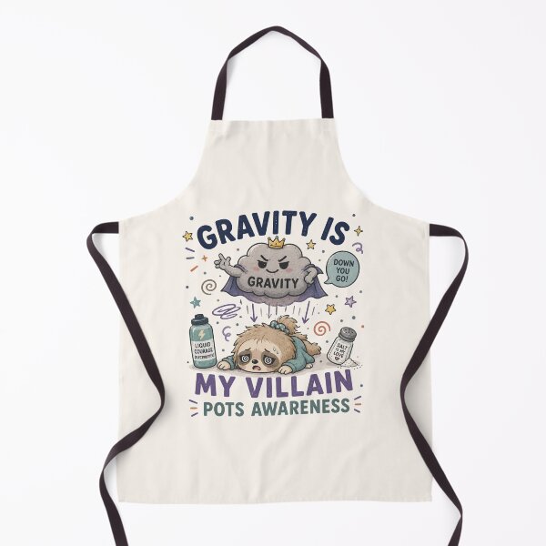 Item preview, Funny POTS Dysautonomia Gravity Design – Gravity Is My Villain designed and sold by BlackSector77.