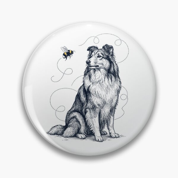 Item preview, Shetland Sheepdog Bumble Bee Honeybee Dog Lover designed and sold by Kimberley King Art  King Art.