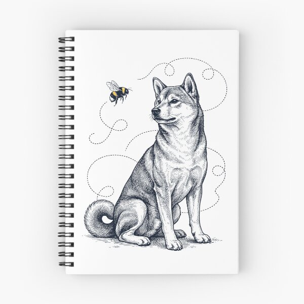 Item preview, Shiba Inu Bumble Bee Honeybee Dog Lover designed and sold by Kimberley King Art  King Art.