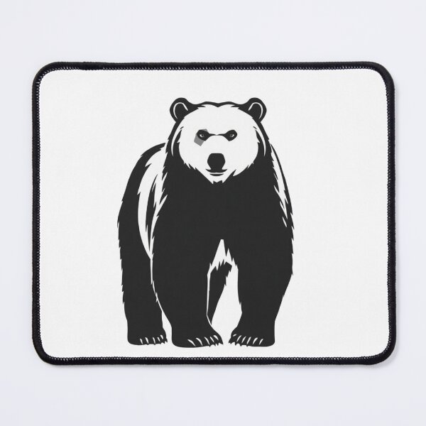 Item preview, Monochrome Bear Silhouette designed and sold by aminomen.