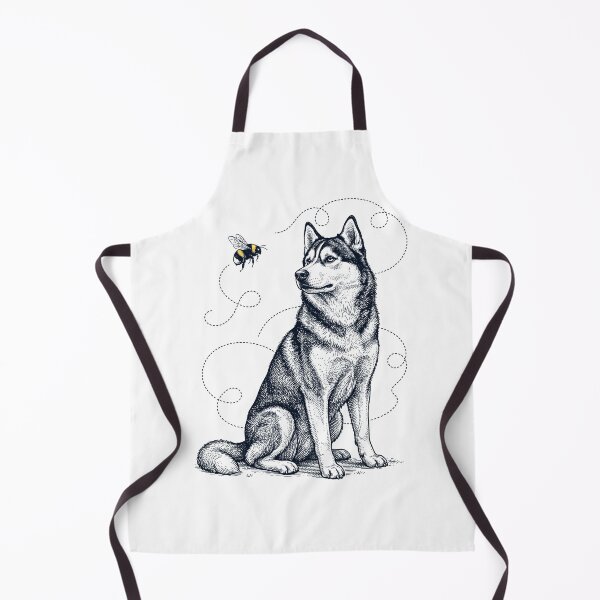 Item preview, Siberian Husky Bumble Bee Honeybee Dog Lover designed and sold by Kimberley King Art King Art.