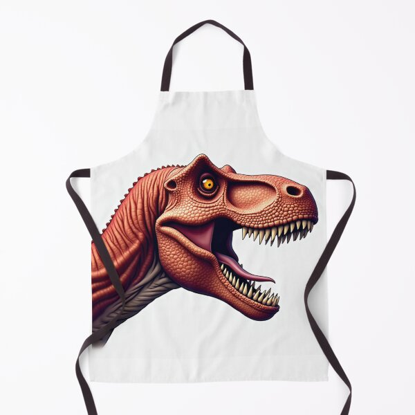 Item preview, Realistic Red Tyrannosaurus Rex Head Profile Illustration designed and sold by Prints by Mat.