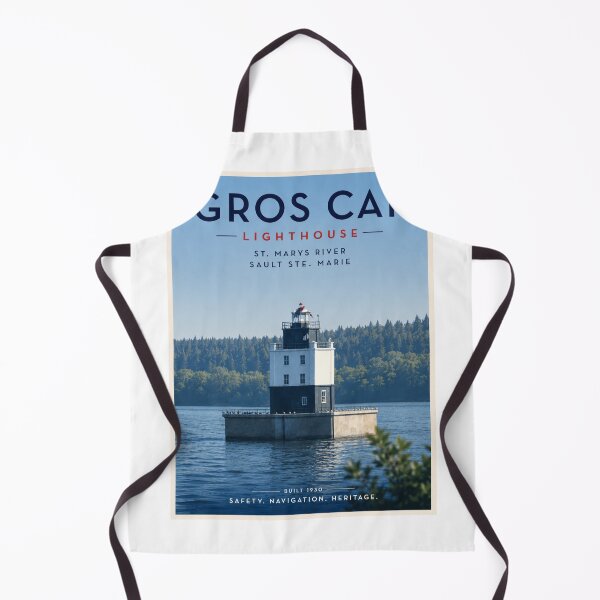 Item preview, Gros Cap Lighthouse Poster designed and sold by greatlakesimage.
